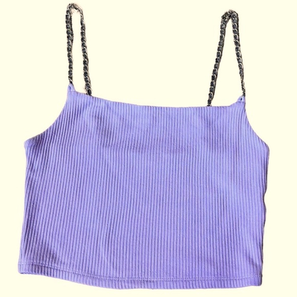 Garage Purple Chain Top